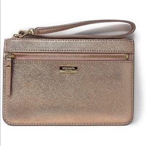Kate Spade Laurel Way Tinie Rose Gold Wristlet